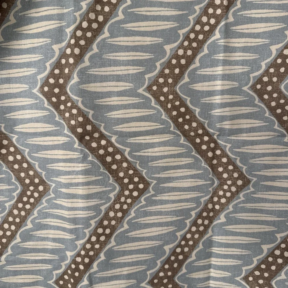 POTTERY BARN Sydney  Standard Sham Blue ‎ Cotton New Without Tags